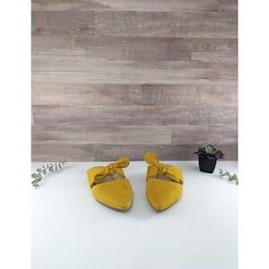 Chase + Chloe Yellow/Gold Flats